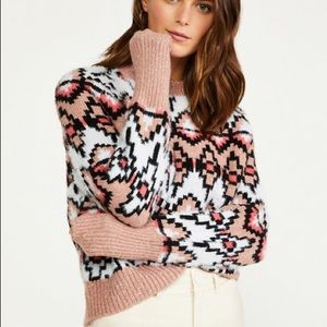 Ann Taylor Fair Isle Jacquard Sweater